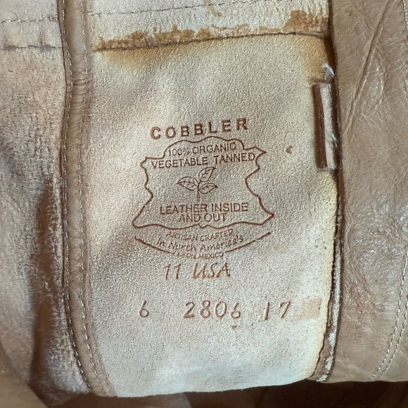 Bed Stu Cobbler series Gogo Lug strap Rustic Tan size 11 - Picture 6 of 7